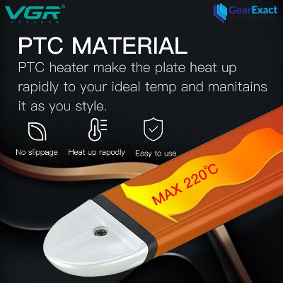 Picture of VGR V-558 StyleCare Essential 2-in-1 Hair Straightener and Curler with Negative Ions for Women