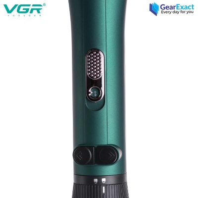 Picture of VGR V-498 Professional 2-in-1 Rotating Hot Air Styler Set for Women ( Green )