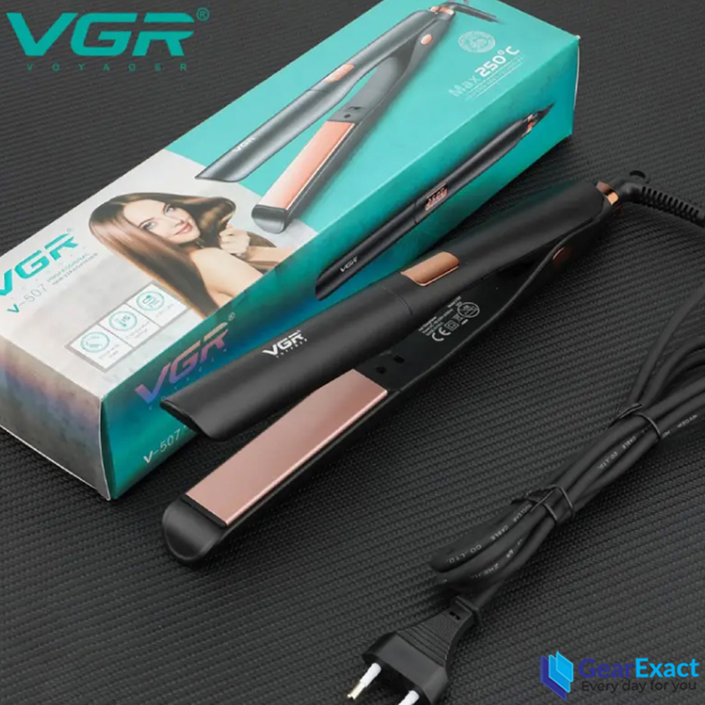 Picture of VGR V-507 StraightCare Essential Hair Straightener for Women ( Black )