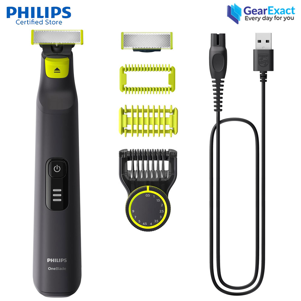 Picture of Philips QP6542/10 OneBlade Pro Hybrid Trimmer and Shaver Face + Body for Men