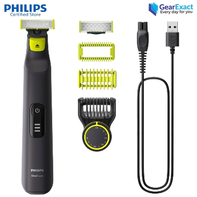 Picture of Philips QP6542/10 OneBlade Pro Hybrid Trimmer and Shaver Face + Body for Men
