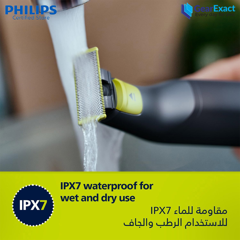 Picture of Philips QP6542/10 OneBlade Pro Hybrid Trimmer and Shaver Face + Body for Men