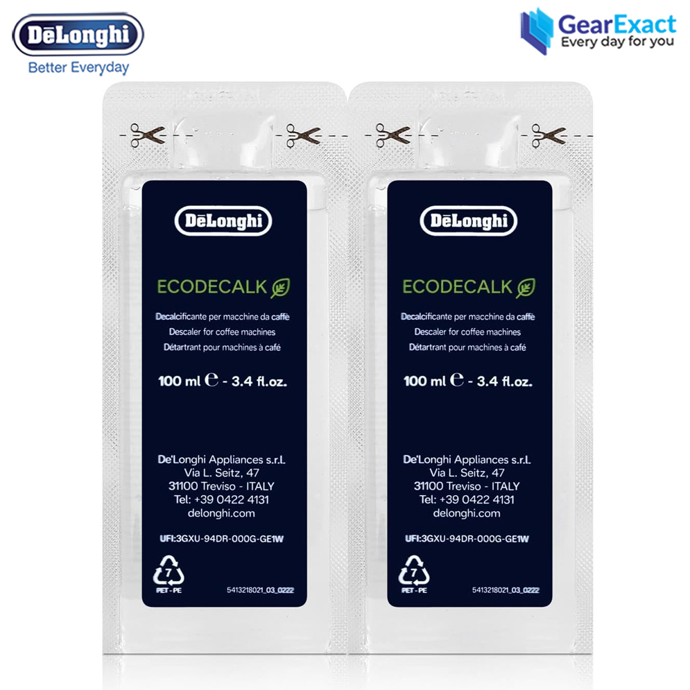 Picture of De'Longhi DLSC200 EcoDecalk Mini Descaler for Coffee Machines 2 x 100ml