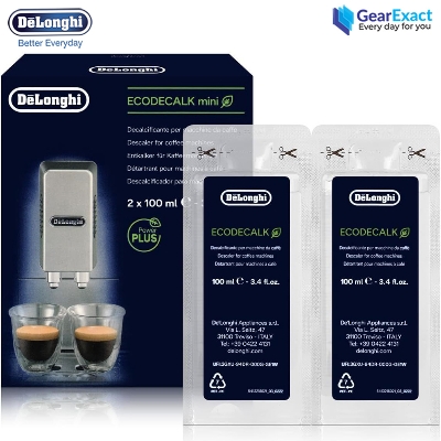 Picture of De'Longhi DLSC200 EcoDecalk Mini Descaler for Coffee Machines 2 x 100ml