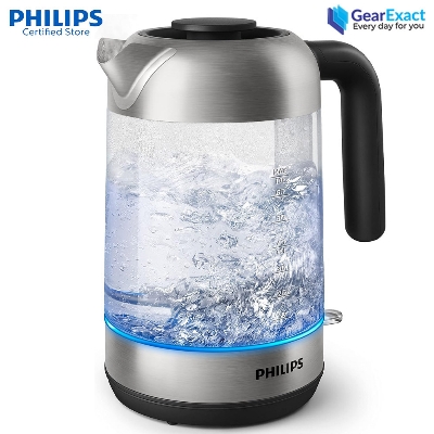 Picture of Philips HD9339/81 Glass Kettle Series 5000 with Blue Light Indicator ( Black )