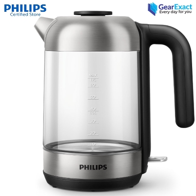 Picture of Philips HD9339/81 Glass Kettle Series 5000 with Blue Light Indicator ( Black )