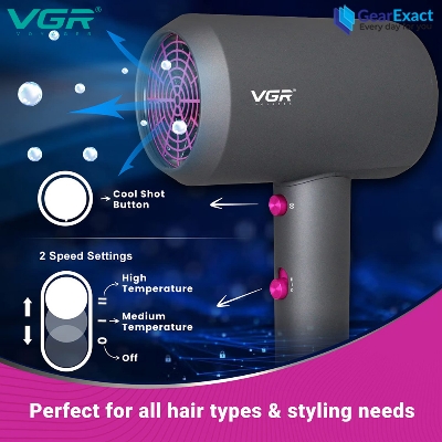 Picture of VGR V-400 Essential DryCare Hair Dryer Salon Series for Women ( Black )