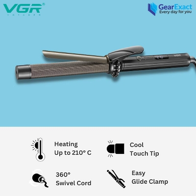 Picture of VGR V-579 StyleCare Essential Curler Perfect Curls for Women ( Black )