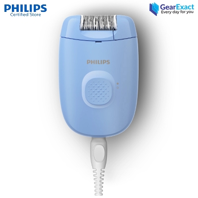 Picture of Philips BRE228/00 Satinelle Essential Corded Compact Epilator Series 2000 for Women ( Blue )