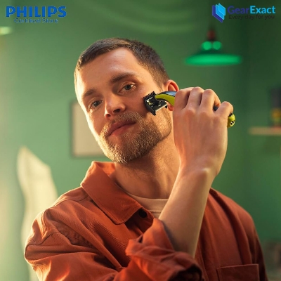 Picture of Philips QP2824/10 OneBlade Trim, Edge and Shave Any length of Hair Face + Body for Men