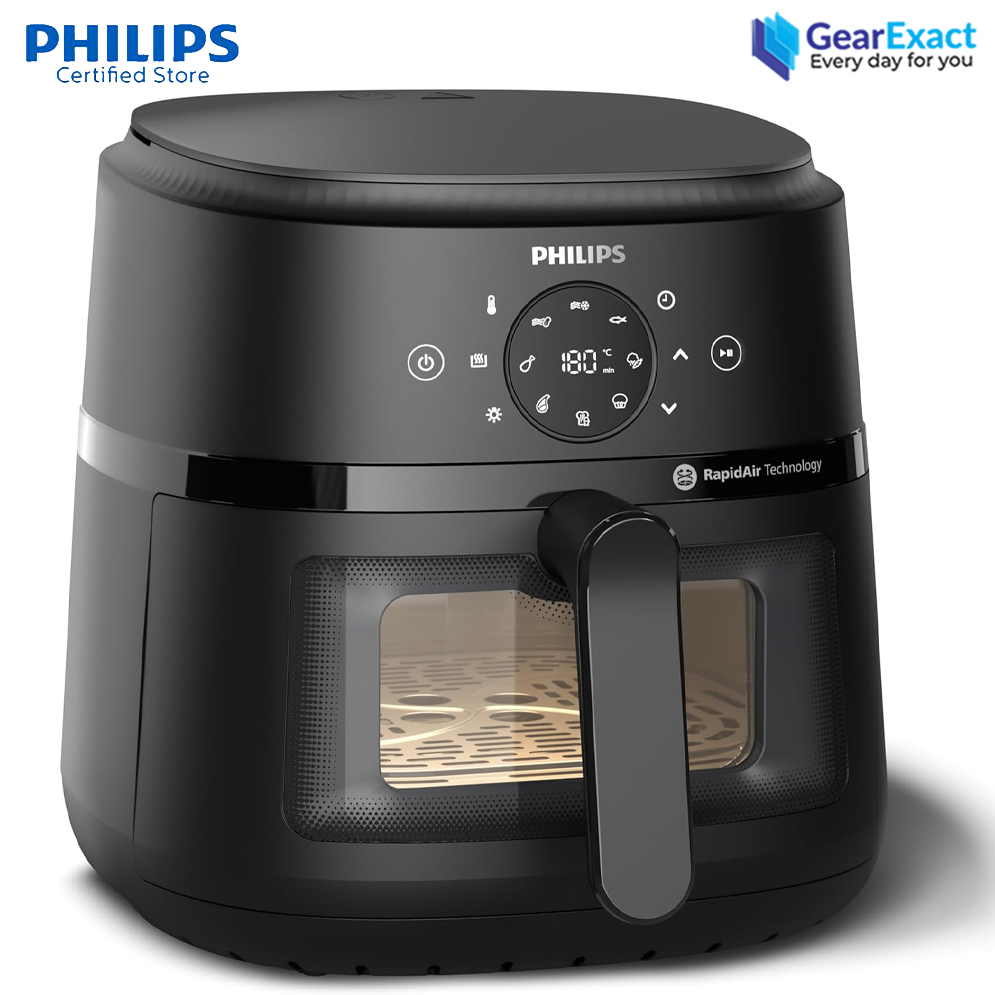 Picture of Philips NA230/00 Airfryer 2000 Series with Cooking Window ( Black )