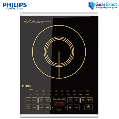 Picture of Philips HD4938/01 Induction Cooker Viva Collection with Sensor Touch and Full Crystal Glass