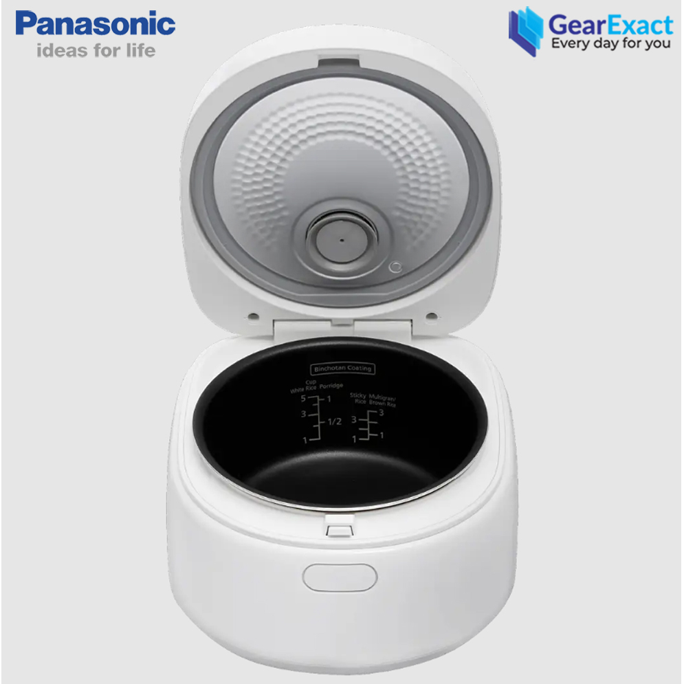 Picture of Panasonic SR-DL104 Microcomputer Rice Cooker with Fuzzy Logic Rice Cooker for Quick, Daily Rice Cooking ( White )