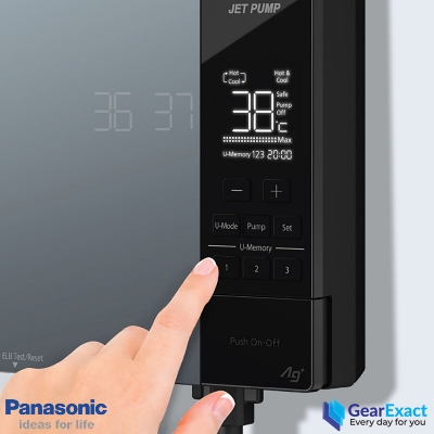 Picture of Panasonic DH-3UDP1MZ U-Mode, DC Pump Water Heater and Home Shower, Blissful Showers for Comfort & Wellbeing ( Dark Metallic Navy )