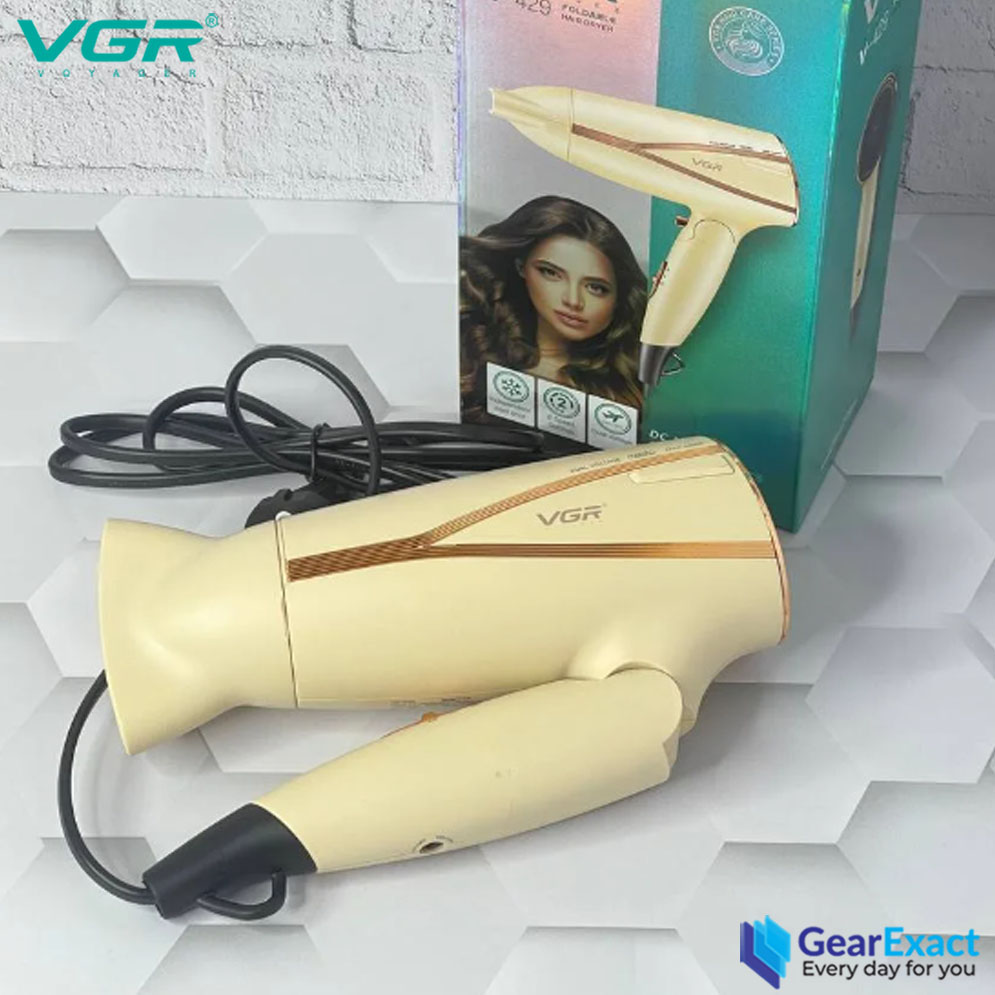 Picture of VGR V-429 Essential DryCare Compact Foldable Hair Dryer for Women ( Pink )