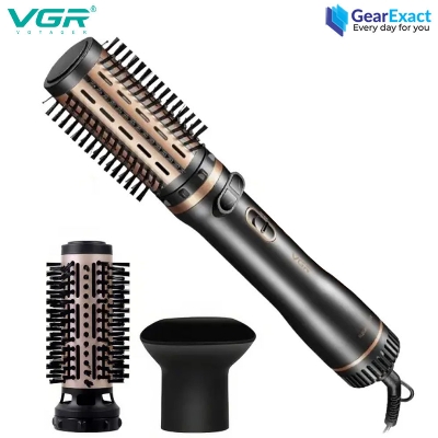 Picture of VGR V-496 Professional 3-in-1 Hot Air Brush, Styler, and Comb for Women ( Black )