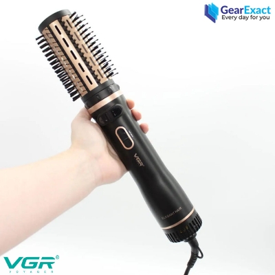 Picture of VGR V-496 Professional 3-in-1 Hot Air Brush, Styler, and Comb for Women ( Black )
