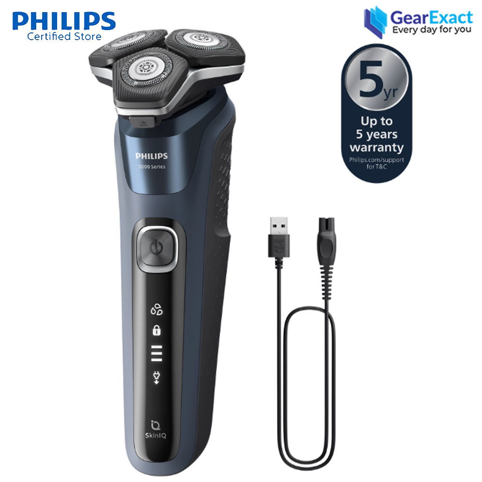 Picture of Philips S5885/10 Wet and Dry Electric Shaver with SkinIQ Technology Series 5000 for Men