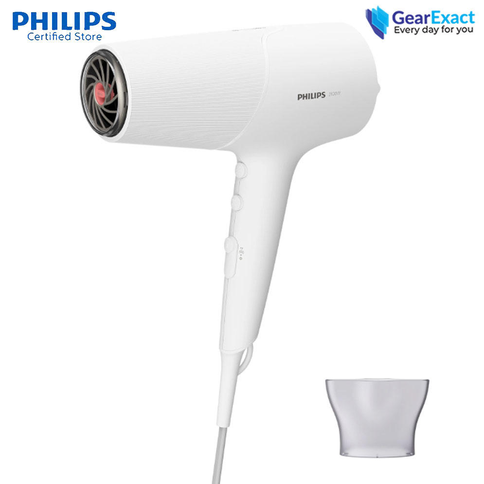 Picture of Philips BHD500/00 Essential DryCare Hair Dryer with ThermoShield technology 5000 Series for Women ( White )