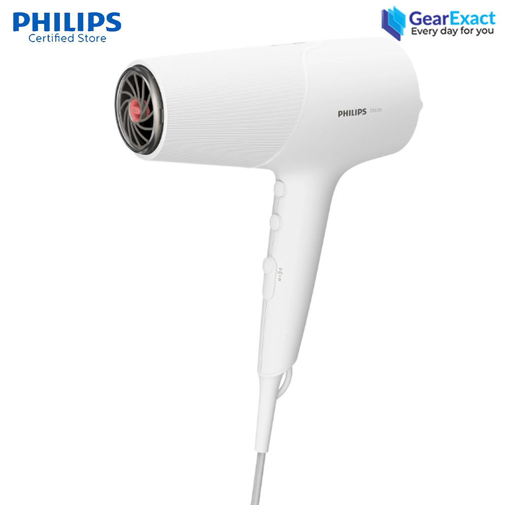 Picture of Philips BHD500/00 Essential DryCare Hair Dryer with ThermoShield technology 5000 Series for Women ( White )