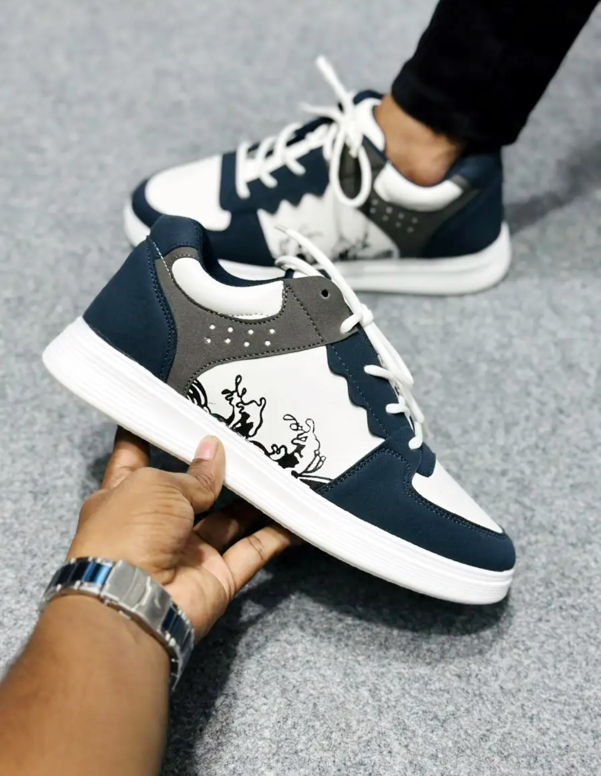 Picture of New Indispensable -Hot Collection Stylish and Fashionable Winter and Summer Exclusive Sneakers Converse Shoes for Men- Innovative and Comfortable Shoe Sale in year - Blue
