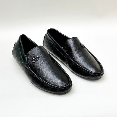 Picture of New Stylish Comfortable Loafer Rubber Sole Summer and Winter Wind Proof Shoe For Men - Black - Black