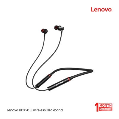 Picture of Lenovo HE05X II (New Edition) Wireless In-Ear Neckband Earphone