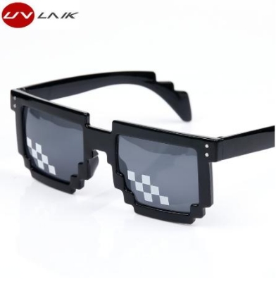 Picture of Thug Life Popular 8 bits Sunglasses For Men & Women (Black )
