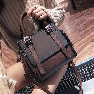 Picture of Leather High Quality Women Handbag (Brown )