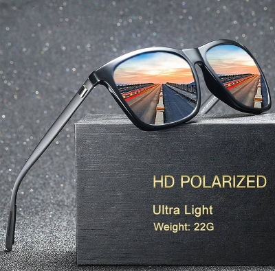 Picture of Aluminum Magnesium Polarized Sunglass For Men (Black )