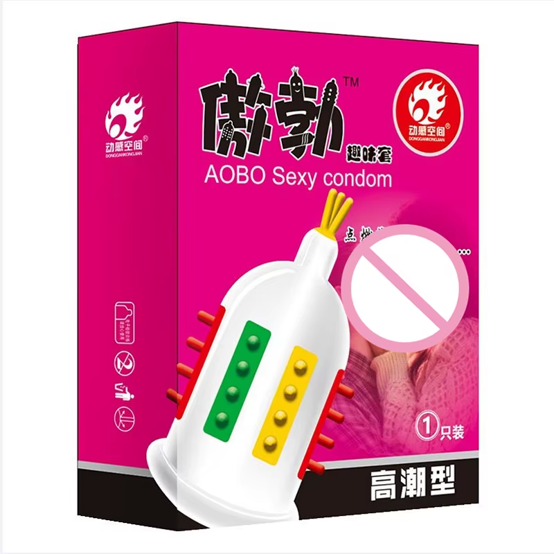 Picture of AOBO Special-shaped Chinese Fun Condoms - 5 Pcs (Multicolor )