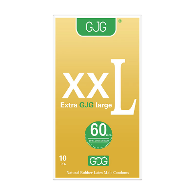 Picture of GJG XXL  Big Size Hevvy Oil Lubricated Passionate Condoms -10PCS (Gold )