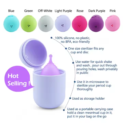 Picture of Womens Period Menstrual Cup Sterilizer Portable Storage Case (Only Case) (Not Specified )