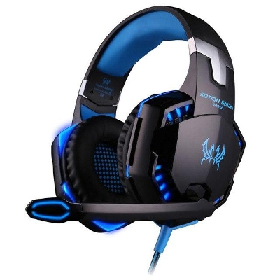 Picture of G2000 Over-ear Gaming Headphone with Mic and Stereo Bass LED Light (Black )