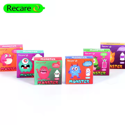 Picture of Recare Monster Handmade Extra Heavy Dotted Condoms for Men - 1Pis