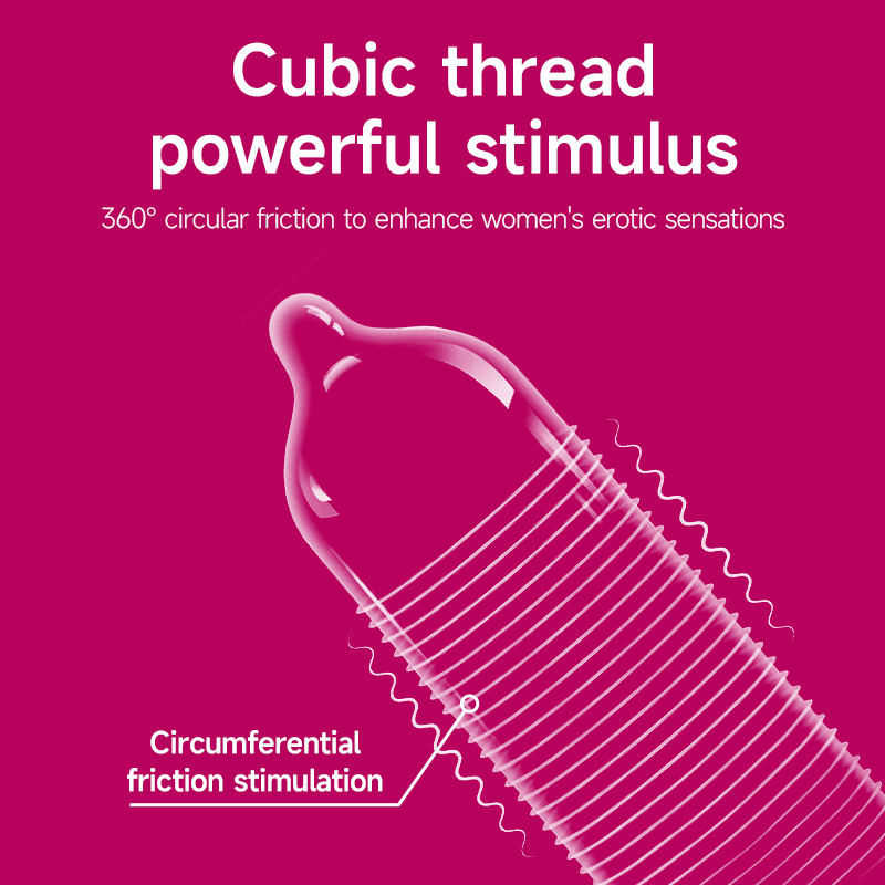 Picture of GJG Super Thin Banana Flavored Latex Enhanced Pleasure Condoms - 10pcs Pack (Banana Flavour )