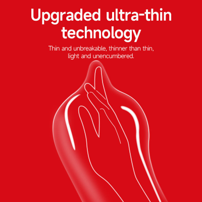 Picture of GJG High Quality 52mm Ultra-Thin Latex Apple Flavored Condoms - 10pcs Pack (Apple Flavour )