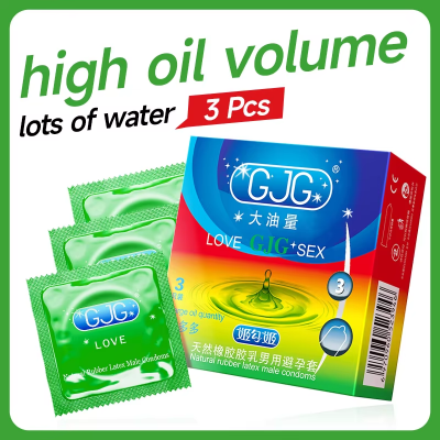 Picture of GJG10 Classic Series Thin Large Double Layer Lubrication Condoms - 3pcs/Box (A lot of oil )