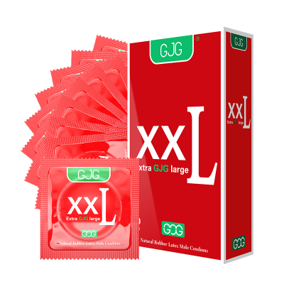 Picture of GJG XXL Big Size Contraception Latex Thin Delay Condoms-10Pcs/Box (XXL-Red 10Pcs )