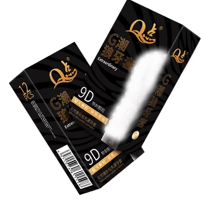 Picture of DKSHETOY 9D Extraordinary Dotted Hyaluronic Gel Super Lubricated Condoms - 12Pcs/Box (Neutral )