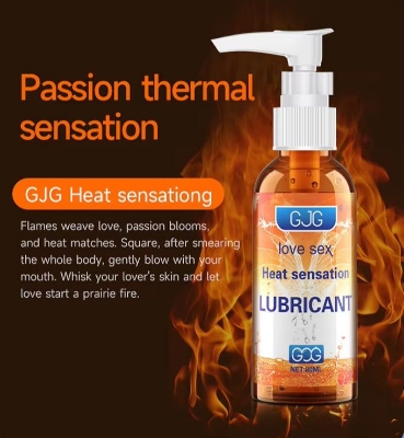 Picture of GJG Play Lube | Heat Sensation Flavored / Warming / Tingling Lubricant Gel for Men & Women- 80ml | Made In China