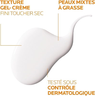 Picture of la roche-posay anthelios gel cream fragrance free anti-shine spf50+ 50ml