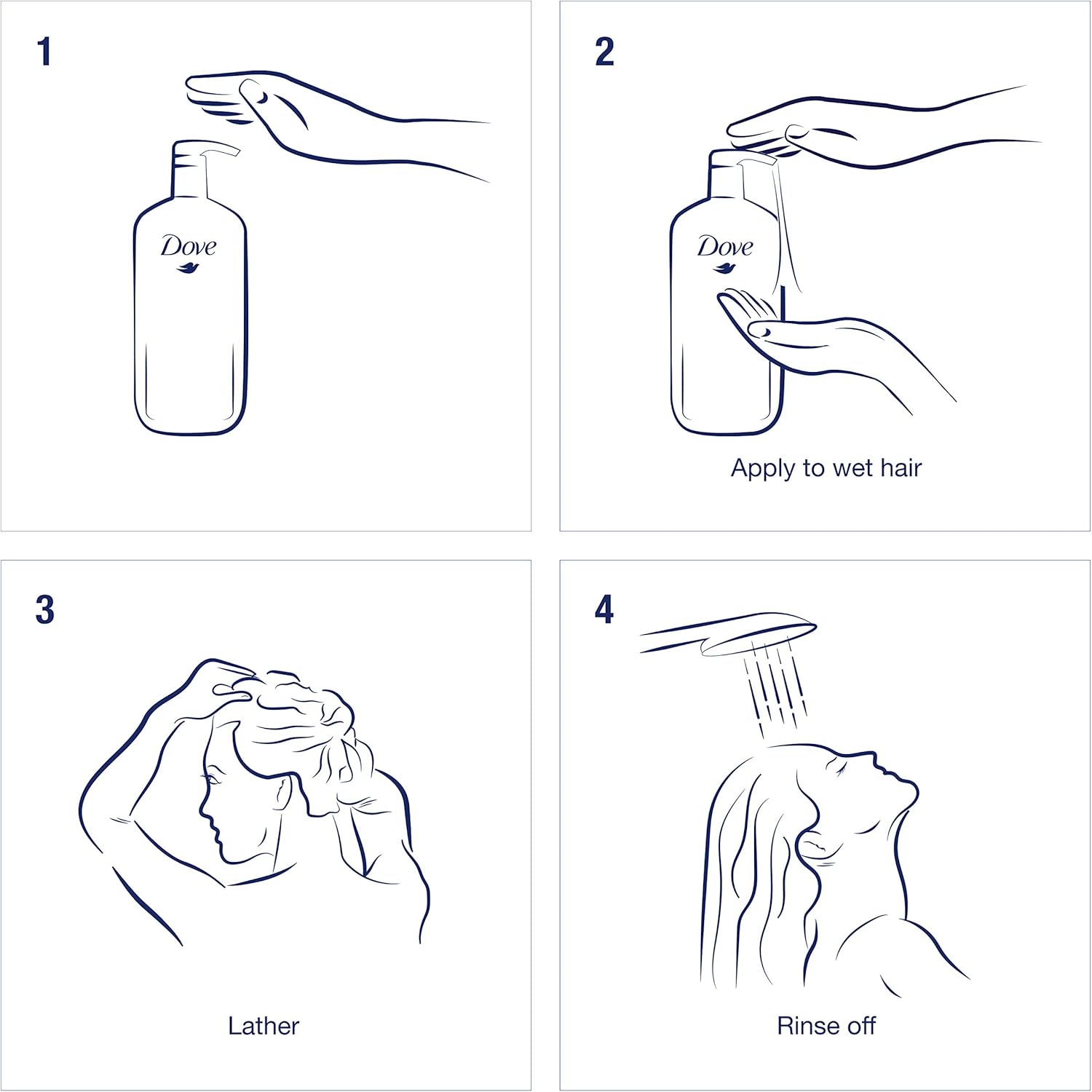 Picture of Dove Damage Therapy Daily Moisture Shampoo 1.18 Ltr