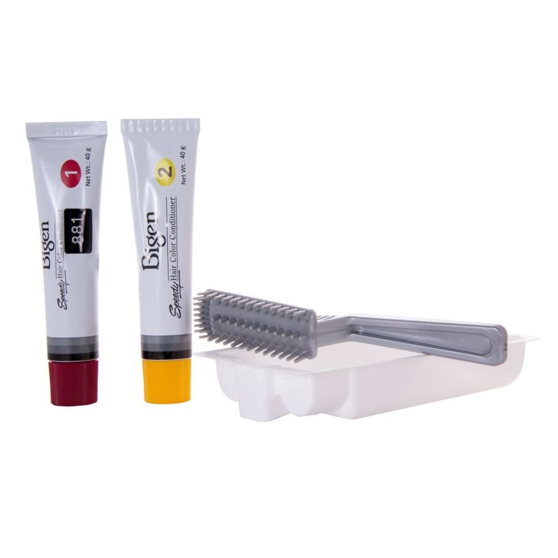 Picture of Bigen Speedy Hair Color, Natural Black 881 (40g + 40g) made in japan