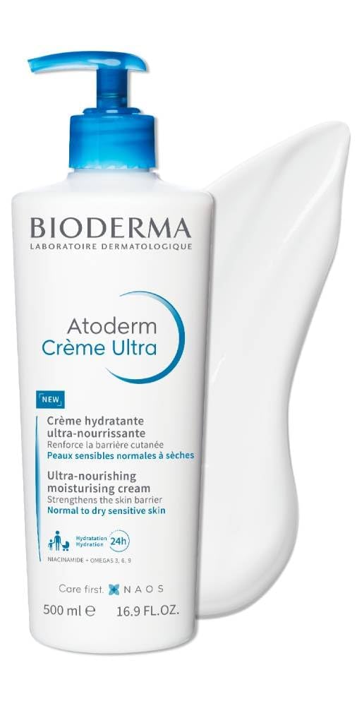 Picture of Bioderma - Atoderm Cream - Hydrating Body Lotion - Body Moisturizer for Normal for Dry Sensitive Skin
