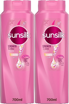 Picture of SUNSILK Shampoo, Hair Care For Weak & Dull Hair, Strength & Shine With Provitamin B5, Argenine & Coconut Oil 700ml,
