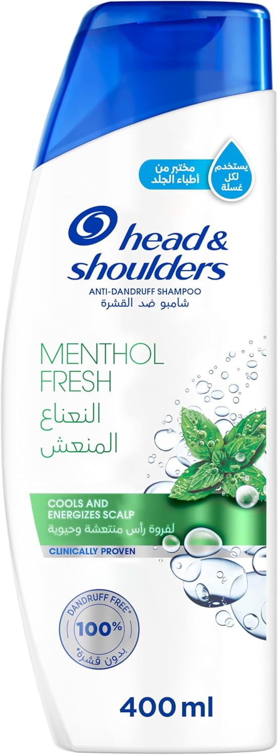 Picture of Head & Shoulders Menthol Refresh Anti-Dandruff Shampoo With Menthol 400 Ml
