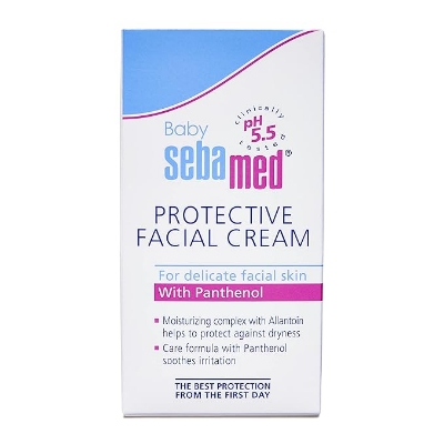 Picture of Sebamed Protective Facial Cream|pH 5.5|Baby Face Cream|Vitamin E for Soft Skin|Ideal for salivary rashes|50ml