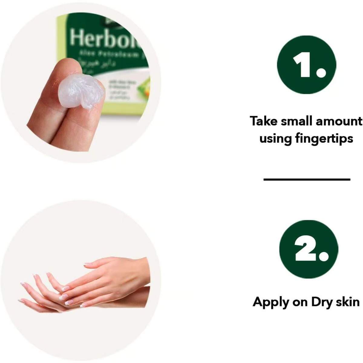 Picture of Roll over image to zoom in Dabur Herbolene Aloe Petroleum Jelly With Aloe Vera & Vitamin E