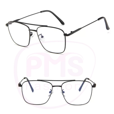 Picture of Black and White Steel Unisex Fashion Glasses - Sun Glass For Men - Sun Glass For Men - Sunglasses For Men - চশমা ছেলেদের - Sun Glass For Men - Sun Glass For Men